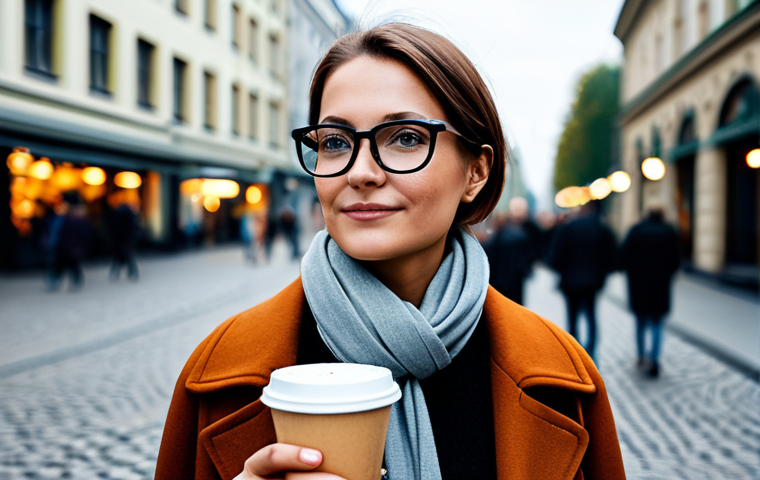 Fashion-Forward Smart Glasses**
"A stylish woman in her late 20s, walking down Kurfürstendamm in Berlin, wearing designer smart glasses that seamlessly blend technology and fashion, fully clothed in a chic autumn outfit, holding a latte. The glasses display a subtle AR navigation overlay guiding her way. Professional photography, perfect anatomy, natural pose, well-formed hands, proper finger count, safe for work, appropriate content, fully clothed, modest, family-friendly."
**