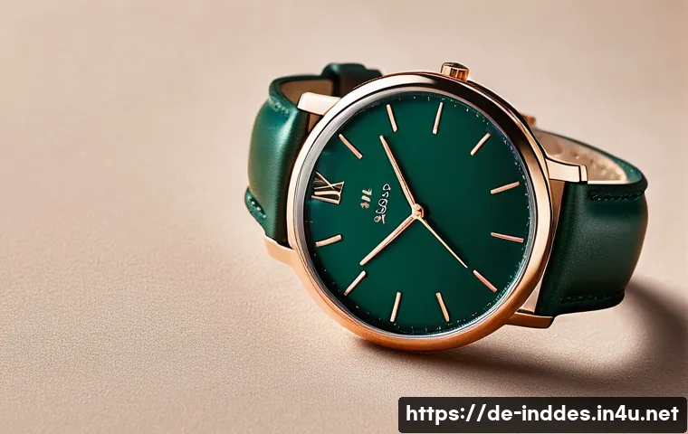 공업디자인과 웨어러블 디바이스 - **Prompt 1: Elegant Hybrid Smartwatch**
"A close-up shot of a sophisticated, modern hybrid smart...